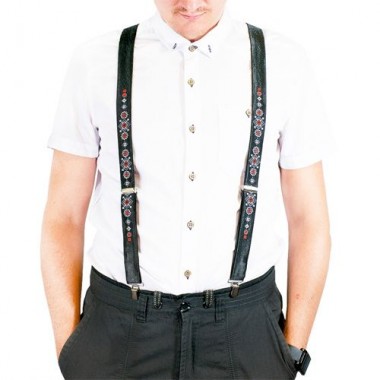 Подтяжки с вышивкой "Сурьма"