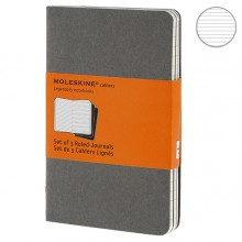 Набор блокнотов Moleskine Cahier маленьких серых CH311 Набор блокнотов Moleskine Cahier маленьких серых CH311