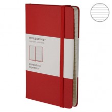 Записная Книжка Moleskine Classic A5 с Алфавитом Красная Записная Книжка Moleskine Classic A5 с Алфавитом Красная