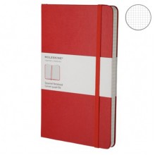 Записная книжка Moleskine Classic в клетку красная Записная книжка Moleskine Classic в клетку красная