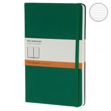 Записная книжка Moleskine Classic средний зеленый линованный Записная книжка Moleskine Classic средний зеленый линованный