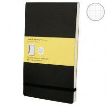 Записная Книжка Moleskine reporter A5 Клетка Черная Мягкая Обложка Записная Книжка Moleskine reporter A5 Клетка Черная Мягкая Обложка