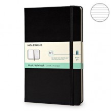 Записная Книжка Moleskine Classic A6 с Нотным Станом Записная Книжка Moleskine Classic A6 с Нотным Станом