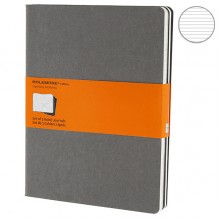 Набор блокнотов Moleskine Cahier больших серых CH321 Набор блокнотов Moleskine Cahier больших серых CH321