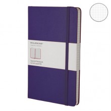 Записная книжка Moleskine Classic средний фиолетовый в клетку Записная книжка Moleskine Classic средний фиолетовый в клетку