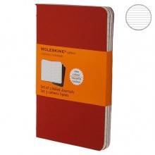 Набор блокнотов Moleskine Cahier средних бордо CH116 Набор блокнотов Moleskine Cahier средних бордо CH116
