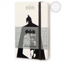 Блокнот Moleskine Batman маленький белый LEBA01MM710 Блокнот Moleskine Batman маленький белый LEBA01MM710