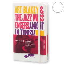 Блокнот Moleskine Bluenote маленький белый LEBLQP012 Блокнот Moleskine Bluenote маленький белый LEBLQP012