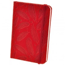 Карманный блокнот БланкНотик (красный, перья) Карманный блокнот БланкНотик (красный, перья)