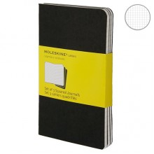 Набор блокнотов Moleskine Cahier средних черных QP317 Набор блокнотов Moleskine Cahier средних черных QP317