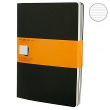 Набор блокнотов Moleskine Cahier больших черных QP321 Набор блокнотов Moleskine Cahier больших черных QP321