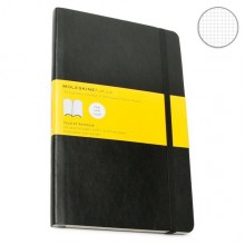 Записная Книжка Moleskine Classic A5 Клетка Черная Мягкая Обложка Записная Книжка Moleskine Classic A5 Клетка Черная Мягкая Обложка