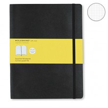Записная Книжка Moleskine Classic A4 Клетка Черная Мягкая Обложка Записная Книжка Moleskine Classic A4 Клетка Черная Мягкая Обложка