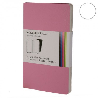 Блокноты Moleskine Volant 2 шт маленькие розовые QP713D12