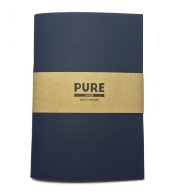 Скетчбук PURE BOOKSWINTER indigo