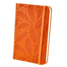 Карманный блокнот БланкНотик (оранжевый, перья) Карманный блокнот БланкНотик (оранжевый, перья)