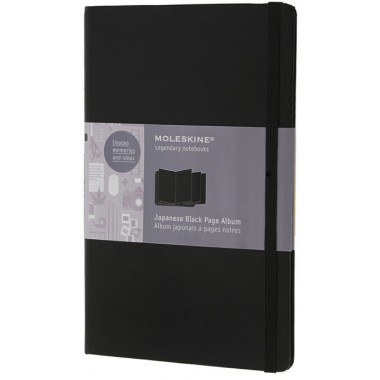 Альбом Moleskine Средний A5 Японский Черные листы