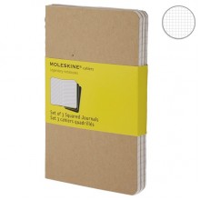 Набор блокнотов Moleskine Cahier средних бежевых QP417 Набор блокнотов Moleskine Cahier средних бежевых QP417