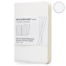 Набор блокнотов Moleskine Volant мини белых QP701WH Набор блокнотов Moleskine Volant мини белых QP701WH