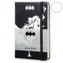 Блокнот Moleskine Batman маленький черный LEBA01QP012 Блокнот Moleskine Batman маленький черный LEBA01QP012