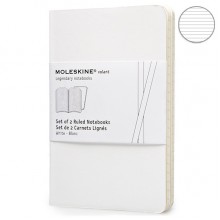 Набор блокнотов Moleskine Volant маленьких белых QP711WH Набор блокнотов Moleskine Volant маленьких белых QP711WH