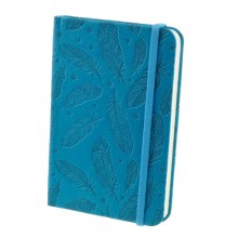 Карманный блокнот БланкНотик (голубой, перья) Карманный блокнот БланкНотик (голубой, перья)