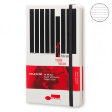 Блокнот Moleskine Bluenote средний белый LEBLQP060 Блокнот Moleskine Bluenote средний белый LEBLQP060