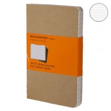 Набор блокнотов Moleskine Cahier маленьких бежевых QP411 Набор блокнотов Moleskine Cahier маленьких бежевых QP411