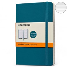 Записная Книжка Moleskine Classic A6 Линия Аквамарин Мягкая Обложка Записная Книжка Moleskine Classic A6 Линия Аквамарин Мягкая Обложка