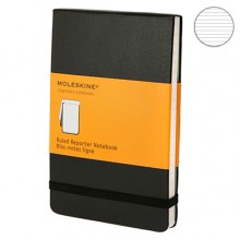 Записная Книжка Moleskine reporter A6 Линия Черная Твердая Обложка Записная Книжка Moleskine reporter A6 Линия Черная Твердая Обложка