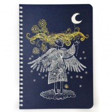 БЛОКНОТ CRAZY SKETCHES - СЕРЕБРЯНАЯ НИТОЧКА НА ПРУЖИНЕ БЛОКНОТ CRAZY SKETCHES - СЕРЕБРЯНАЯ НИТОЧКА НА ПРУЖИНЕ