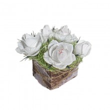 Букет из конфет Белые розы Букет из конфет Белые розы