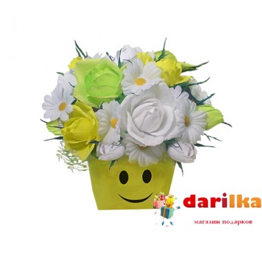 Букет из конфет Подарочек Смайл