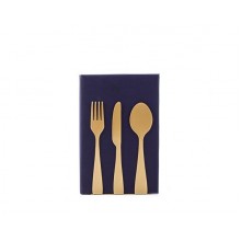 Держатель для книг Столовые приборы (золотистый) Держатель для книг Столовые приборы (золотистый)