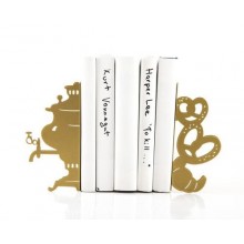 Держатели для книг У самовара (золотистый) Держатели для книг У самовара (золотистый)