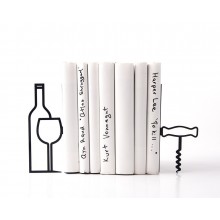 Держатели для книг Больше вина меньше нытья Держатели для книг Больше вина меньше нытья