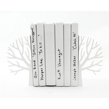 Держатели для книг Белое Зимнее дерево