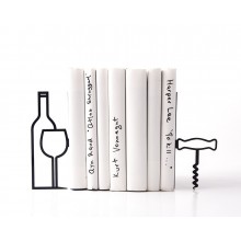 Держатели для книг Больше вина меньше нытья Держатели для книг Больше вина меньше нытья