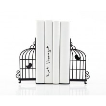 Держатели для книг Клетка с птицами (черный) Держатели для книг Клетка с птицами (черный)