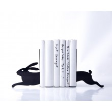Держатели для книг Бегущий Заяц (чёрный) Держатели для книг Бегущий Заяц (чёрный)