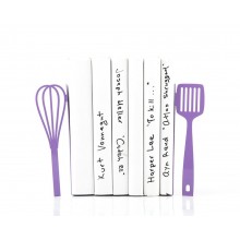 Держатели для книг Венчик и Лопатка (фиолетовый) Держатели для книг Венчик и Лопатка (фиолетовый)