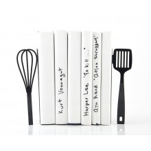 Держатели для книг Венчик и Лопатка (чёрный) Держатели для книг Венчик и Лопатка (чёрный)