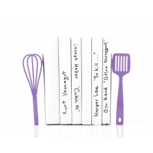 Держатели для книг Венчик и Лопатка (фиолетовый) Держатели для книг Венчик и Лопатка (фиолетовый)