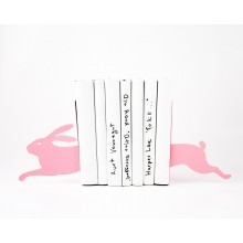 Держатели для книг Бегущий Заяц (розовый) Держатели для книг Бегущий Заяц (розовый)