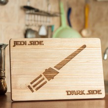 Разделочная доска "Jedi side/ Dark side" Разделочная доска "Jedi side/ Dark side"