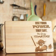 Разделочная доска Use your power Разделочная доска Use your power
