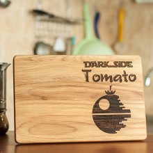 Разделочная доска "Dark side tomato" Разделочная доска "Dark side tomato"