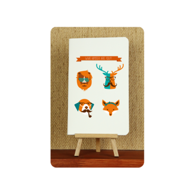 Тетрадь "Hipster animals 1"