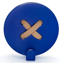 Вешалки Glozis Вешалка настенная Glozis Button Blue Вешалки Glozis Вешалка настенная Glozis Button Blue
