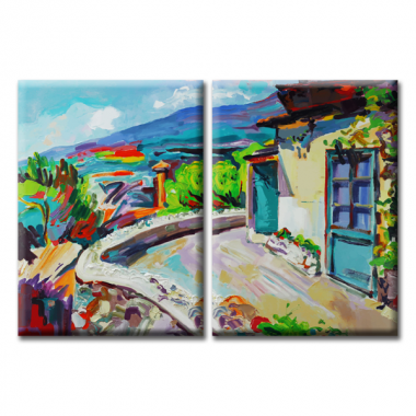 Картины на холсте Glozis Модульная Картина Glozis Summer Time